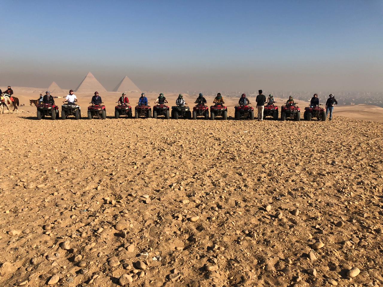 A Quad Bike Tour to the City Desert in the Pyramids